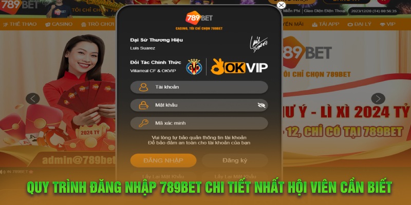 Quy trình đăng nhập 789Bet chi tiết nhất hội viên cần biết