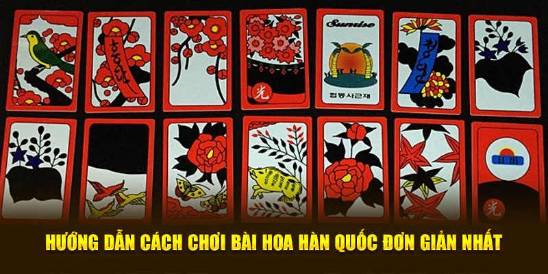 Hướng dẫn cách chơi bài hoa Hàn Quốc đơn giản nhất